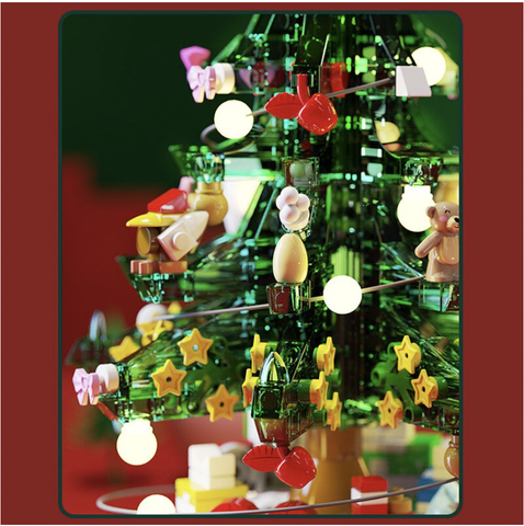 Bộ ghép hình cây thông có nhạc Sembo 601097 Christmas