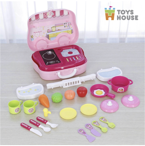 Đồ chơi nấu ăn màu hồng ToysHouse 008-915