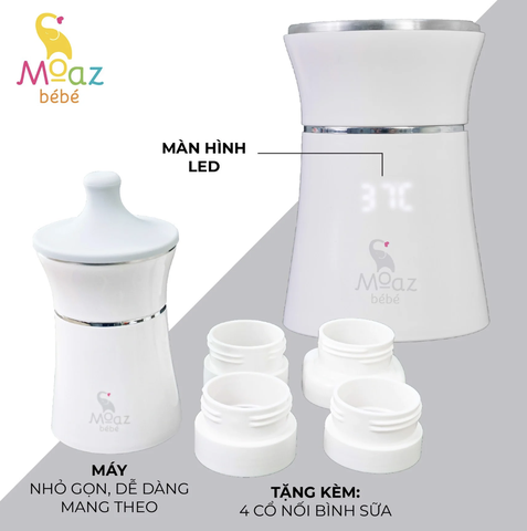 Máy hâm sữa di động không dây Moaz BéBé MB - 041