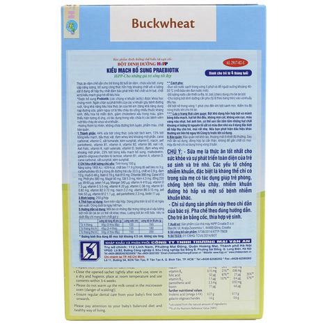 Bột ăn dặm Hipp vị Kiều Mạch (4 tháng+)