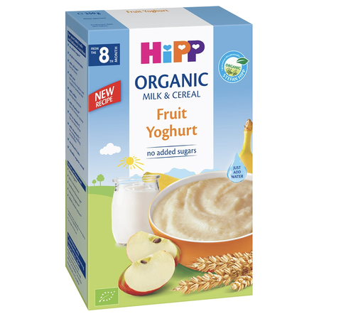 Bột ăn dặm Hipp vị hoa quả, sữa chua (8 tháng+)