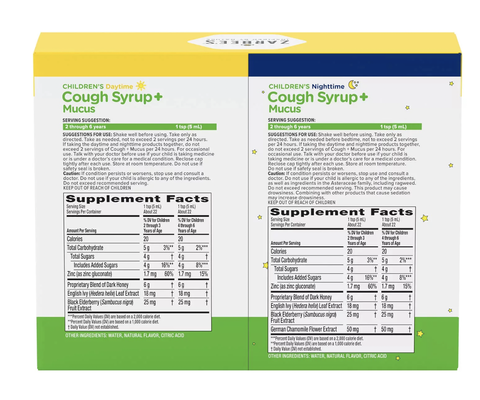 Siro trị ho, đờm Zarbee Set 3 chai (2-6 tuổi)