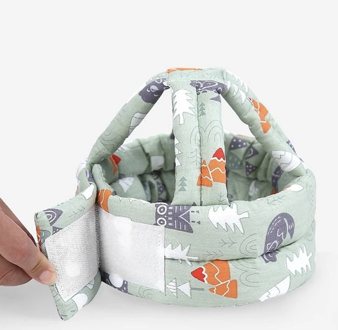 Mũ bảo vệ đầu cho bé tập bò, tập đi