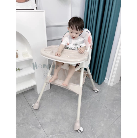 Ghế ăn dặm kèm bập bênh Honper HP212