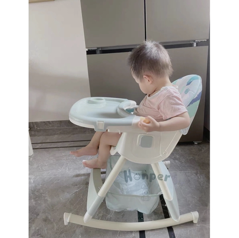 Ghế ăn dặm kèm bập bênh Honper HP212