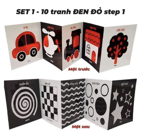 Bộ thẻ kích thích thị giác cho bé