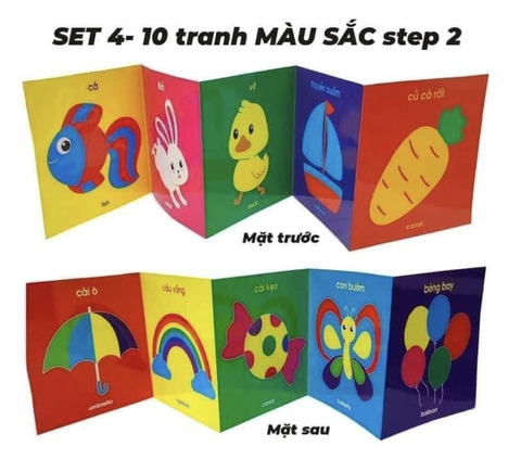 Bộ thẻ kích thích thị giác cho bé