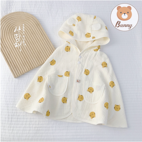 Áo choàng nắng vải xô Bunny