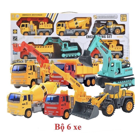 Bộ đồ chơi 6 xe công trình