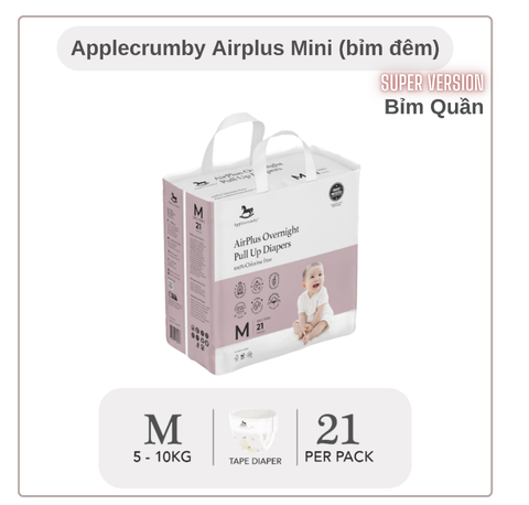 Bỉm Applecrumby đêm Mini Pull Ups