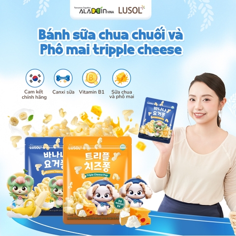Bánh ăn dặm Lusol Hàn Quốc 25g