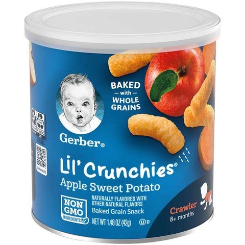 Bánh ăn dặm Gerber hộp lùn