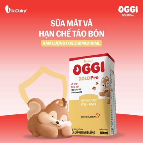 Sữa uống dinh dưỡng Oggi Gold Pro 110ml-Nguyên Vị