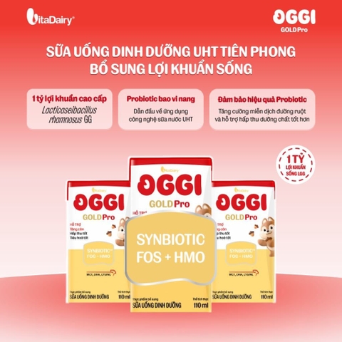 Sữa uống dinh dưỡng Oggi Gold Pro 110ml-Nguyên Vị