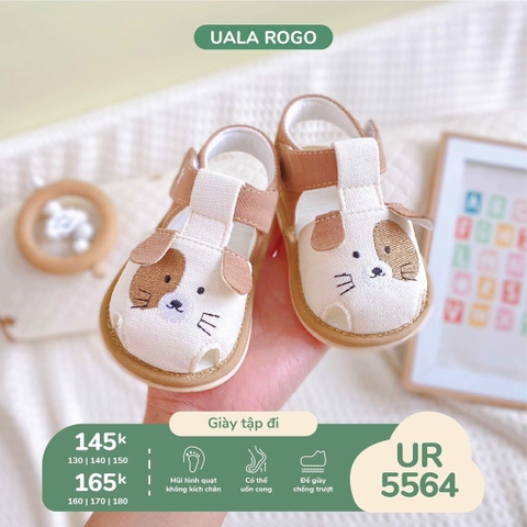 Dép tập đi hình Cún nâu Uala rogo