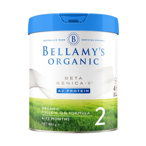 Sữa hữu cơ BELLAMY'S ORGANIC A2 số 2 800g (6 - 12 tháng)