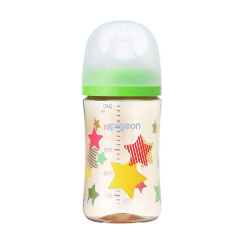 Bình sữa Pigeon PPSU in họa tiết