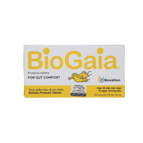 Men vi sinh Biogaia viên bổ sung lợi khuẩn 10 viên (2 tuổi+)