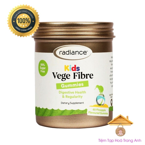 Kẹo dẻo rau củ radiance Kids Vege Fibre
