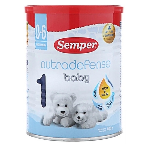 Sữa Semper Nutradfense Baby Số 1 hộp 400Gr Của Nga