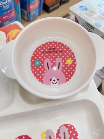 Khay + bát ăn dặm Nhật cho bé