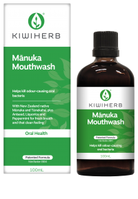 Nước súc miệng thảo dược Kiwiherb Manuka Mouthwash