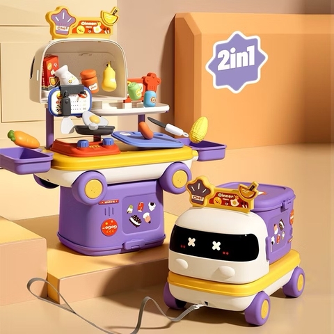 Xe đồ chơi kéo 2in1 Baby Trailer