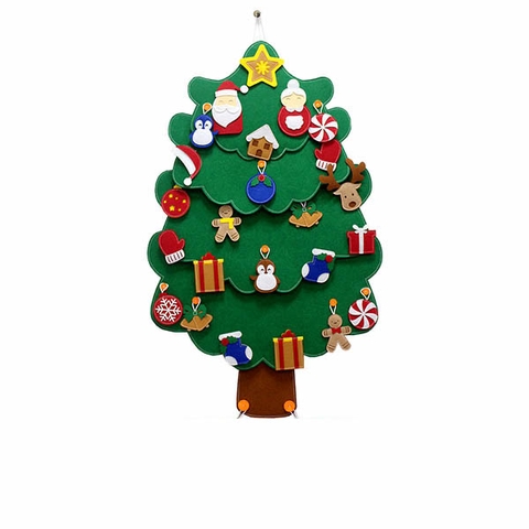 Cây thông cao cấp xuất Mỹ kèm đèn nháy