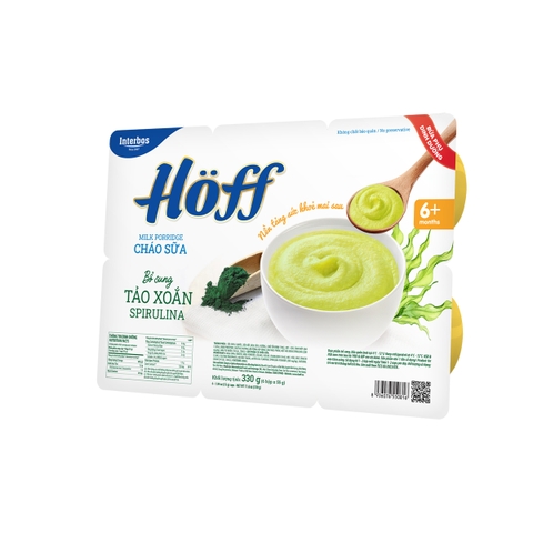 Cháo sữa Hoff bổ sung tảo xoắn (6 tháng)