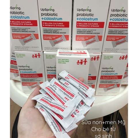 Men và sữa non Upspring Mỹ