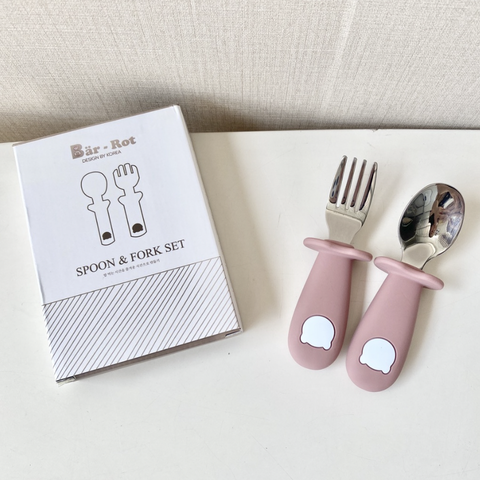 Set thìa dĩa gấu Bar-Rot kèm hộp đựng