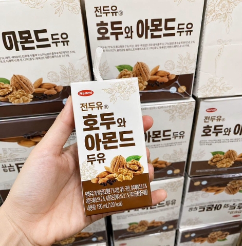 Thùng 16h sữa hạt óc chó Hanmi