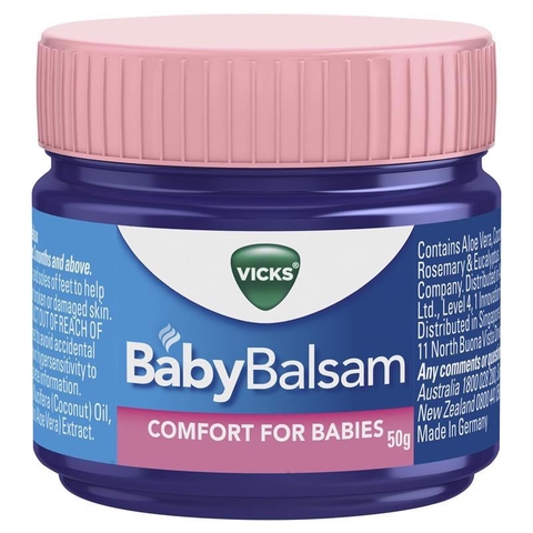 Dầu bôi ấm ngực Baby Balsam 50g (3 tháng+)