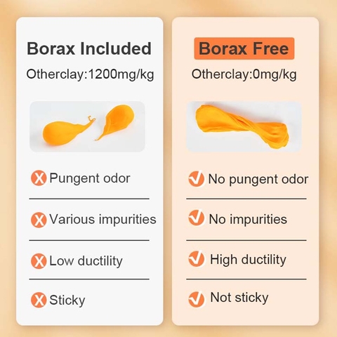 Đất nặn không dính Mideer Borax Free Clay (3 tuổi+)