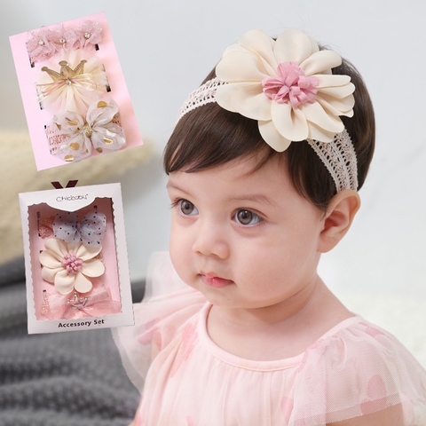 Set băng đô kèm tất Chicbaby