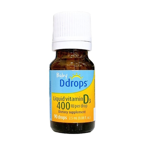 Vitamin D3 Baby Ddrops Organic 90 giọt (0 tháng+)