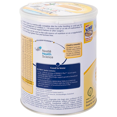 Sữa bột Nutren Junior hộp 800g Nestlé cho bé từ 1 tuổi