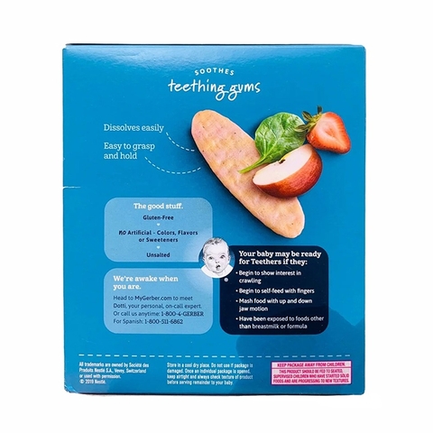 Bánh gạo Gerber Snack Teether 7 tháng+