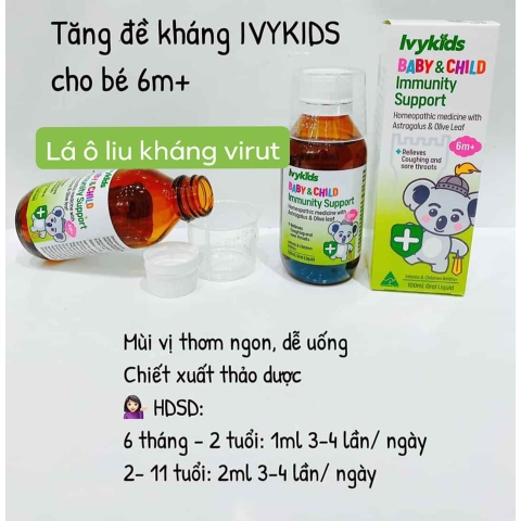 Ivykids Immunity Support cho bé