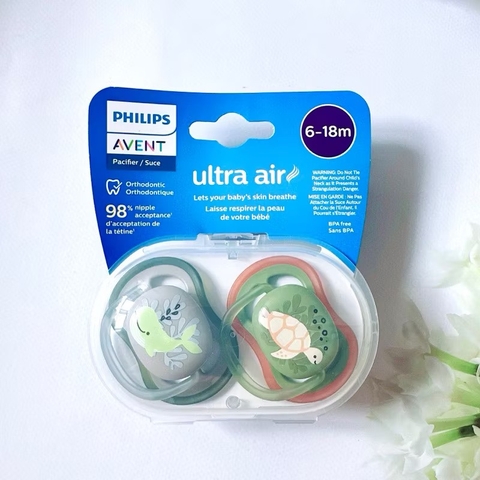 Ti giả Philips Avent ultra air pacifier set 2 cái