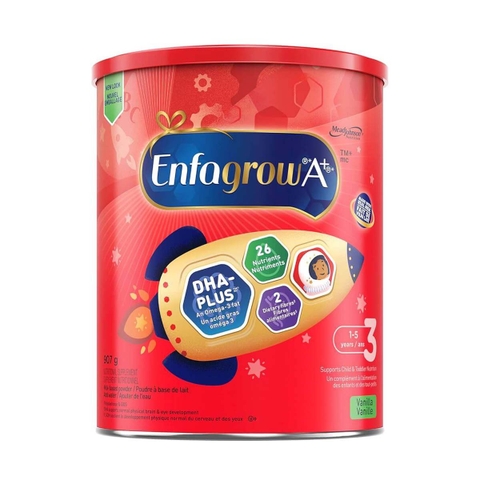 Sữa bột Enfagrow A+ 3 Canada vị vani 907g (1-3 tuổi)