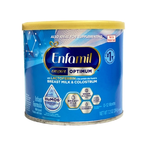Sữa bột Enfamil Enspire hộp nhựa 204g (0-12 tháng)