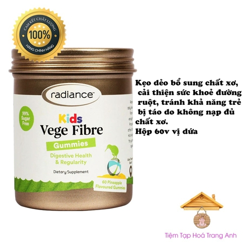 Kẹo dẻo rau củ radiance Kids Vege Fibre