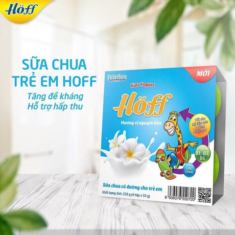 Sữa chua Hoff (4 x 55gr)
