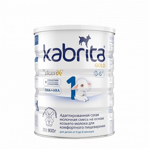 Sữa Dê Kabrita Gold Số 1 Của Nga Cho Trẻ Từ 0 - 6 Tháng Tuổi 800g