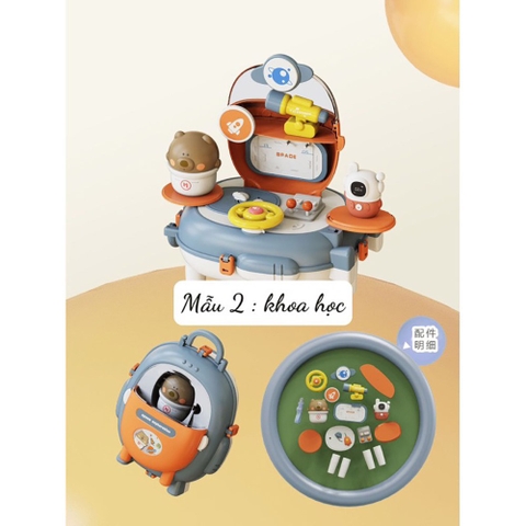 Bộ đồ chơi balo nghề hướng nghiệp cho bé