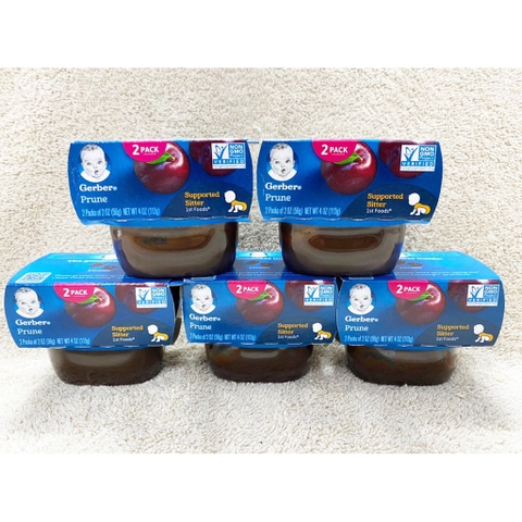 Mận nghiền Gerber Mỹ set 2h