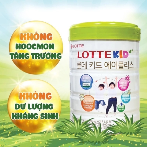 Sữa Lotte Kid A+ Hàn Quốc 760g (1-10 tuổi)