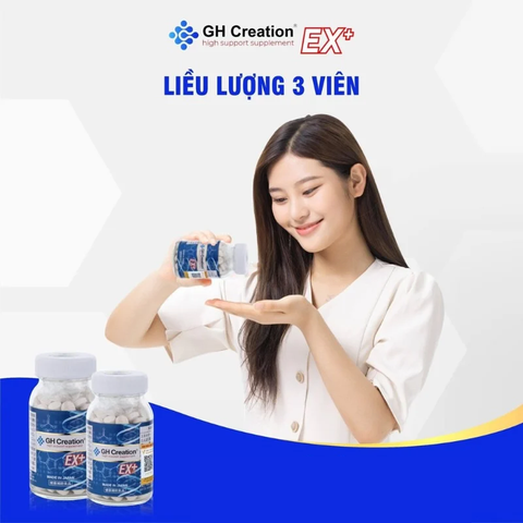 Viên uống tăng chiều cao GH Creation EX+ 270 viên (4 tuổi+)