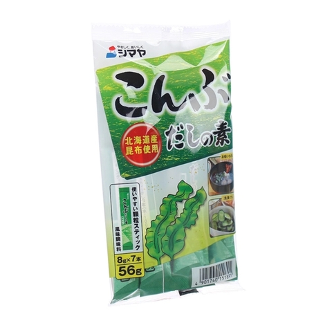 Hạt nêm tảo bẹ Dashi Shimaya 56gr Nhật